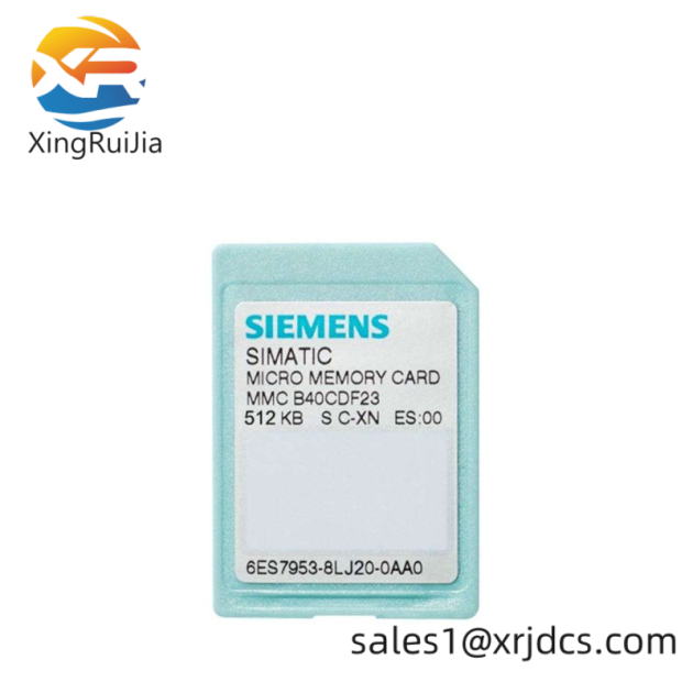 SIEMENS 6ES7953-8LJ20-0AA0 S7 Micro Memory Card - Advanced Data Storage Solution for Industrial Automation