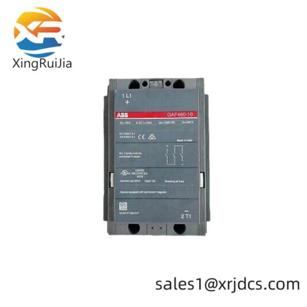 ABB GAF 460-10-11 DC Contactor - Reliable Control for Industrial Applications