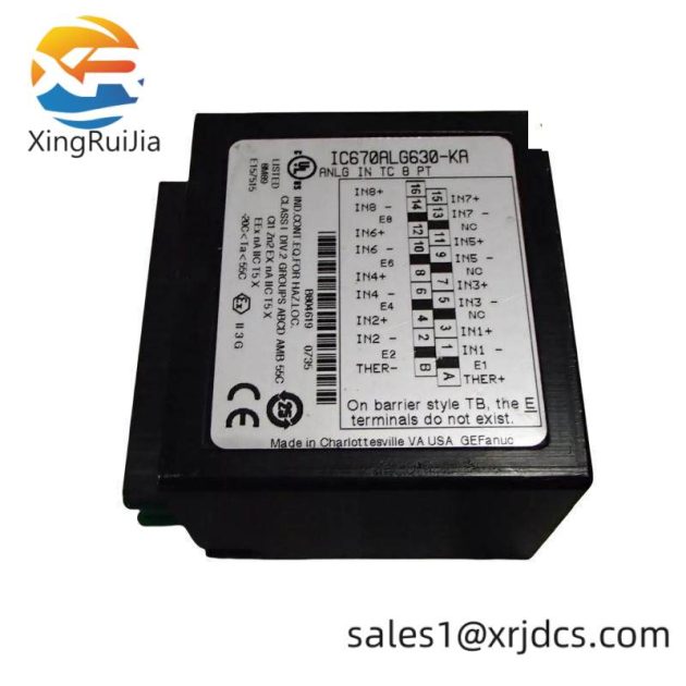 GE Fanuc IC670ALG630 Analog Input PLC Module: Advanced Automation, Precise Control