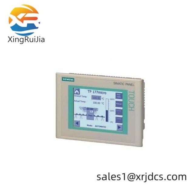 SIEMENS SIMATIC Touch Panel TP 177MICRO, 6AV6640-0CA11-0AX1, for S7-200, Blue Mode, STN Display, Configurable with WinCC Flexible