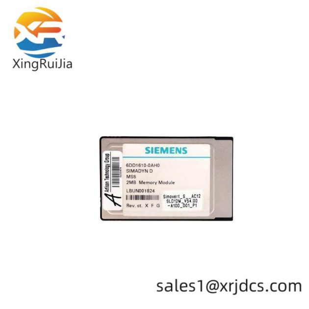 Siemens 6DD1610-0AH0 SIMADYN D Memory Submodule