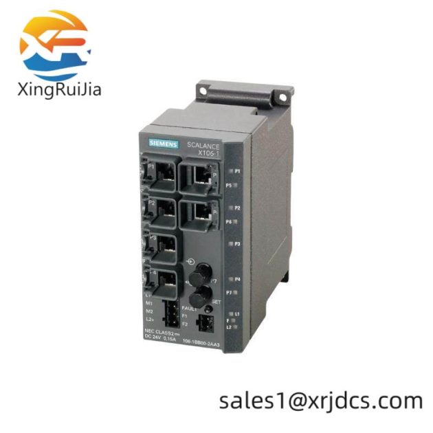 SIEMENS Scalance 6GK5106-1BB00-2AA3 Industrial Ethernet Switch, Compact & Reliable Network Solution