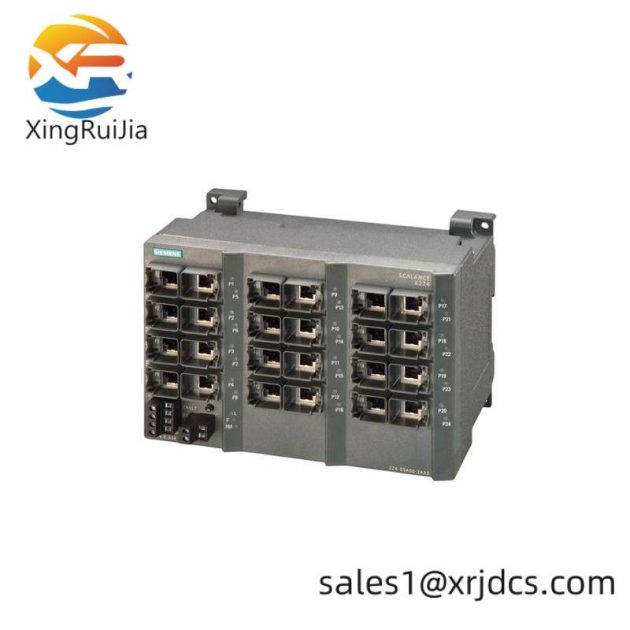 Siemens SCALANCE X224 Managed Industrial Ethernet Switch 6GK5224-0BA00-2AA3, High-Performance Network Solution