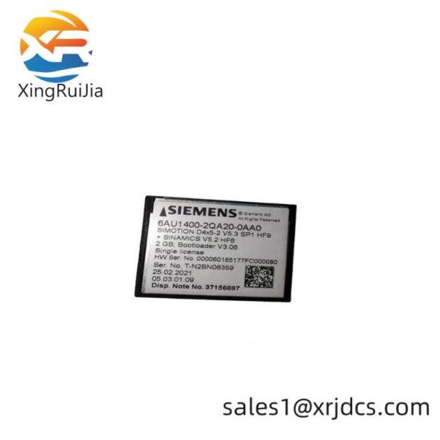 SIEMENS 6AU1400-2QA20-0AA0 Compact Flash Memory Card for Industrial Automation